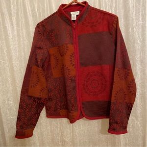 3/$15 Coldwater Creek Vintage Zip-front Jacket